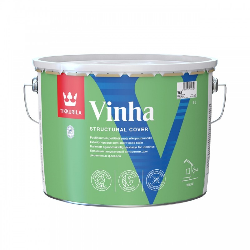 Tikkurila Vinha - 0,9 л VVA - антисептик кроющий для древесины
